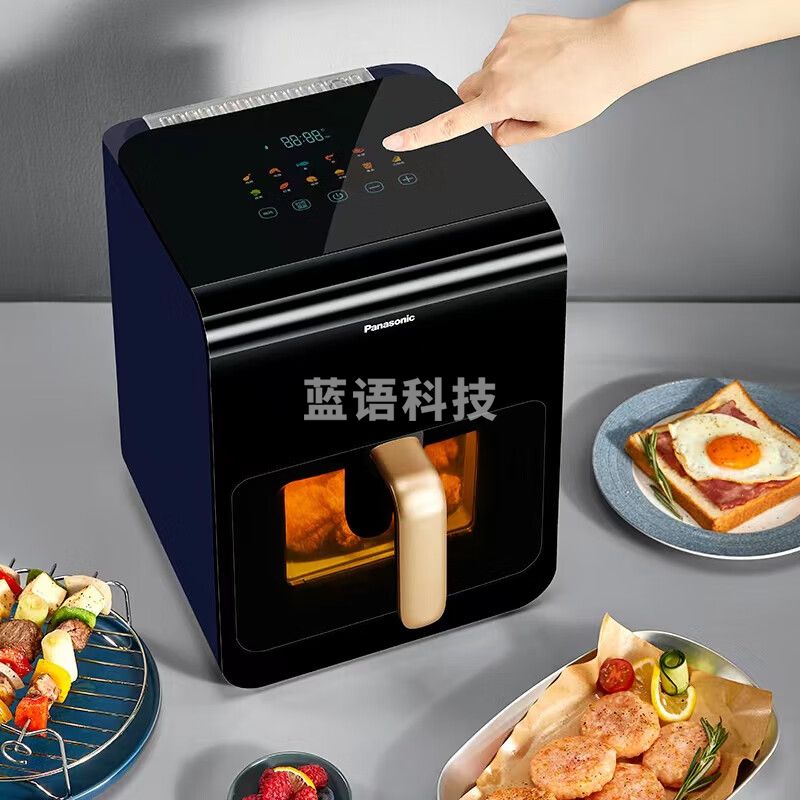 松下（Panasonic） NF-HC600-A 多功能全程可视家用全自动无油6L 空气炸锅 单位：台