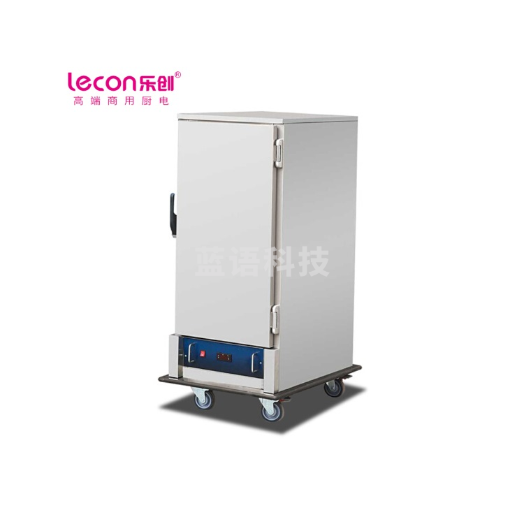 乐创（Lecon） LC-J-MBW6 蒸饭柜商用全自动 燃气电热单双三门蒸饭车 企业食堂工程