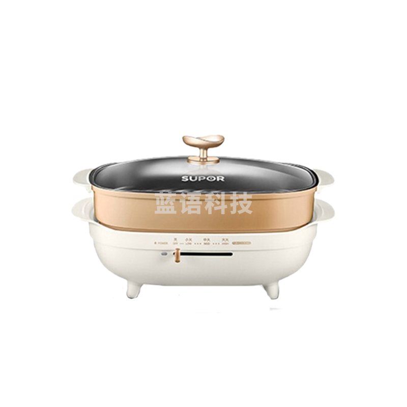 苏泊尔JD3322D10 韩式火锅电热锅 多功能料理锅 4.5L