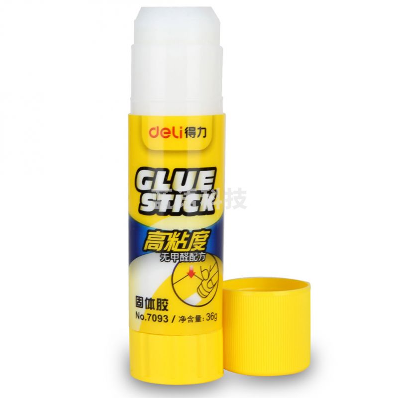 得力7093固体胶(白)(只)