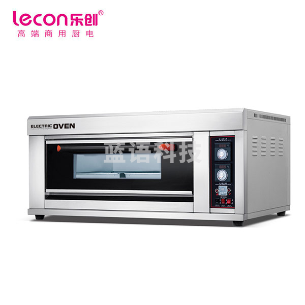 乐创（Lecon） LC-J-DK20 商用烤箱 一层二盘旋钮式蛋糕面包烘焙电烤箱