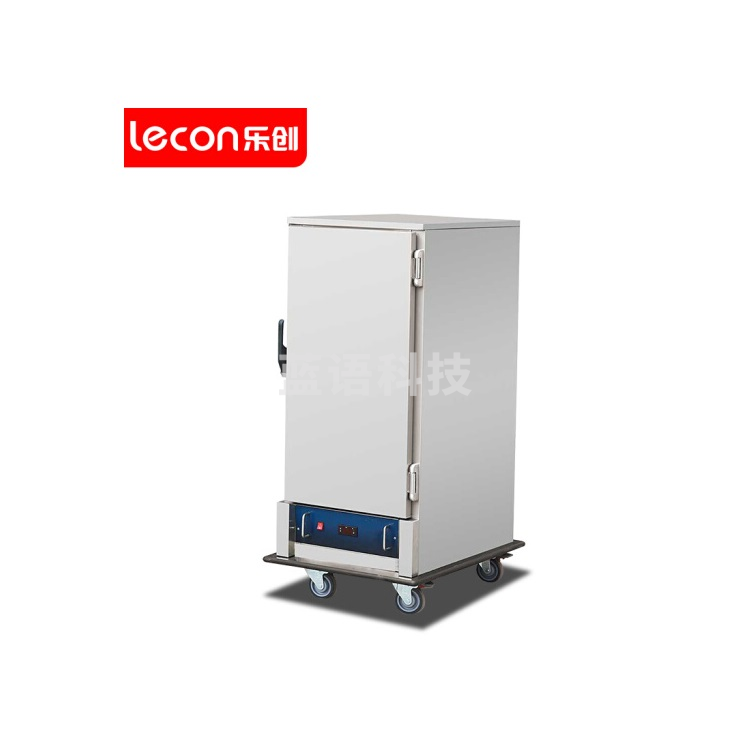 乐创（Lecon） LC-J-MBW8 蒸饭柜商用全自动 燃气电热单双三门蒸饭车 企业食堂工程