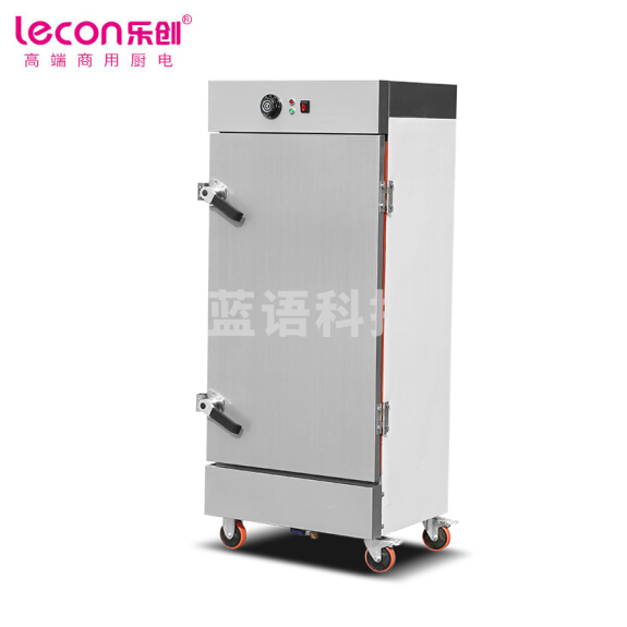 乐创（lecon） KZ-120J 商用蒸饭柜 12盘机械式定时款餐饮设备蒸包馒头电蒸箱