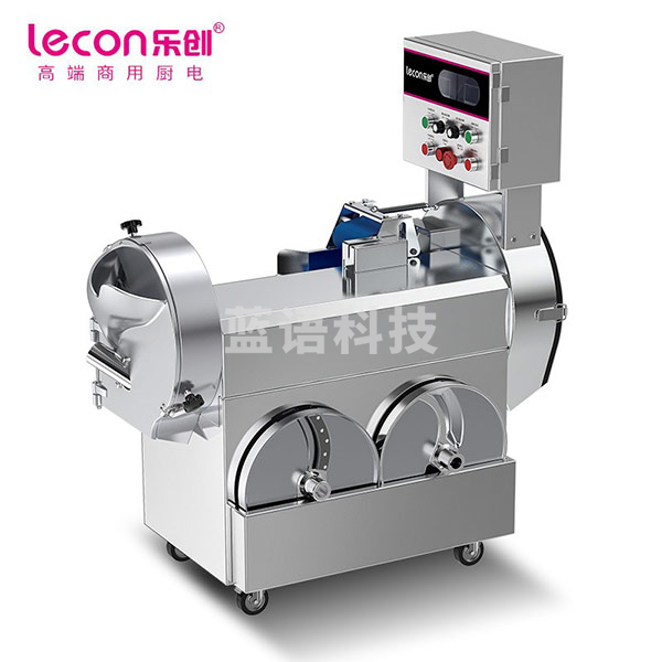 乐创（Lecon） LC-J-G801 商用多功能切菜机 304不锈钢食堂土豆黄瓜萝卜切片切丝切丁机