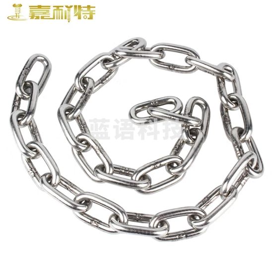 嘉耐特 304不锈钢链条 金属防盗铁链长环链条 直径4mm长2米