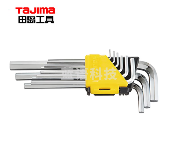 田岛（TAJIMA）平头内六角扳手特长9件套装 1304-0548
