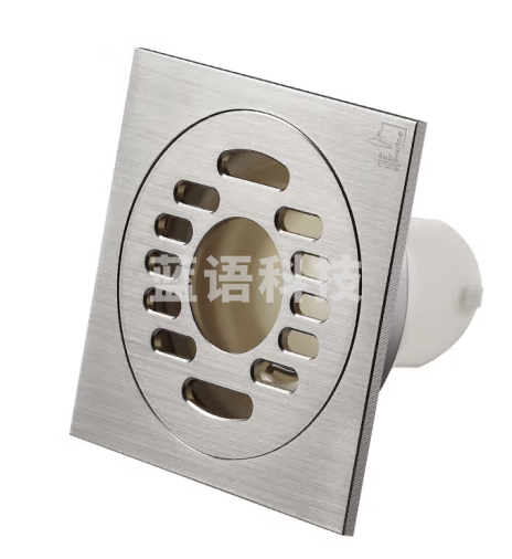 潜水艇（Submarine）LTF50-10X黄铜镀镍奶油风防臭地漏 洗衣机两用 50管径