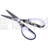 得力（deli）6055 特氟龙材质防粘不锈钢剪刀/颜色随机 2把装