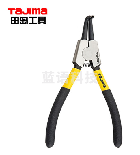田岛（TAJIMA）轴用曲爪卡簧钳125（德式） 1206-2083