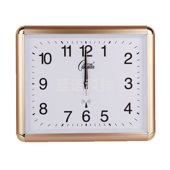 康巴丝 SZGD-2001J L-3智能电波钟挂钟金属时钟60*50cm