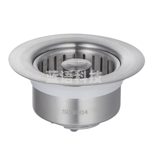 潜水艇（Submarine）CQ-10厨房水槽菜盆下水弹跳器按压排水过滤不锈钢提篮防堵