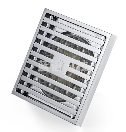 潜水艇（Submarine）TK40-10 铜镀铬镜面防臭超薄地漏 移位淋浴四防地漏40管径