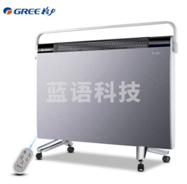 格力 取暖器烤火炉遥控家用卧室欧式快热炉浴室可防水可加湿电暖器电暖气轻音省电取暖气 NBDE-21B 遥控+触屏