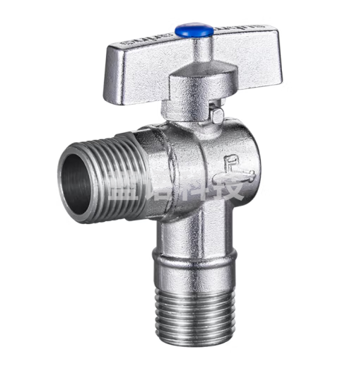 潜水艇（Submarine）D201 球阀黄铜角阀球形阀芯全开大流量燃气热水器壁挂炉 冷水阀