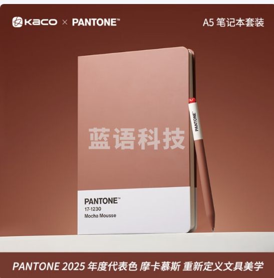 KACO& PANTONE 联名笔记本本子文具礼盒套装伴手礼高颜值实用手账本礼品初高中男女学生十八岁成人