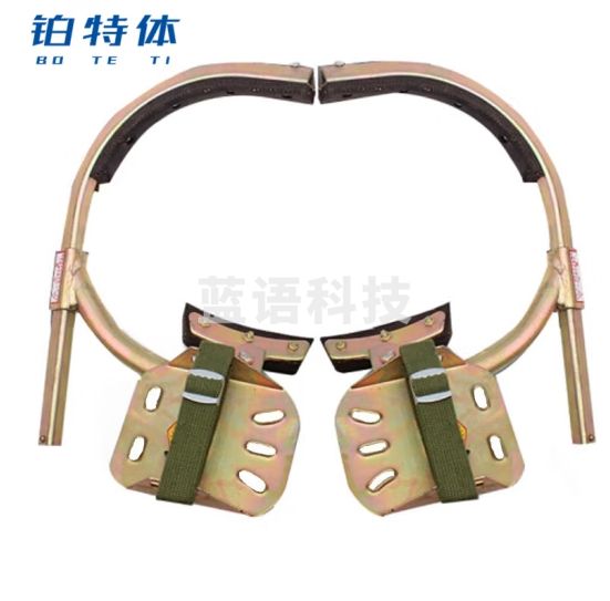 铂特体 电线杆脚扣国标爬杆器 脚扣 400型（12-15米） 锰钢款