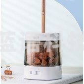 得力68659电动卷笔刀 自动削笔器 削笔机 白色