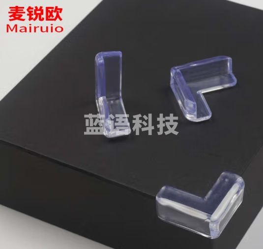 麦锐欧 透明防撞护角 桌脚防碰防护贴安全护角 保护角 透明防护桌角 L型防撞角（10个）