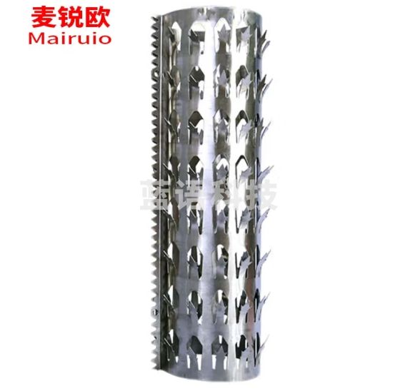 麦锐欧 防爬刺燃气管道下水管不锈钢镀锌防爬刺阳台围墙防盗防爬平板刺 不锈钢60mm高度50cm