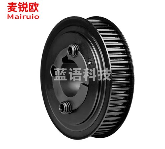 麦锐欧 45号钢免键涨紧套同步轮 8M40齿张紧轮 齿宽32 内孔10mm