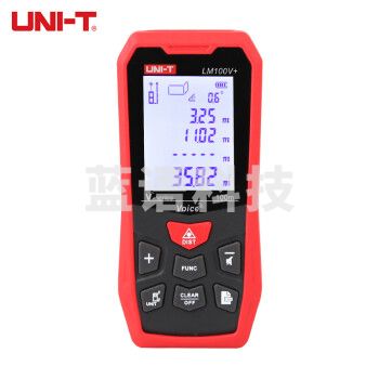 优利德（UNI-T）激光测距仪充电款 100米语音播报 手持式便携电子尺 红外线量房仪 LM100V+