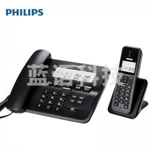飞利浦（PHILIPS） DCTG192 中文菜单通话静音数字子母机一拖一家用办公会议坐固话座机无绳电话机