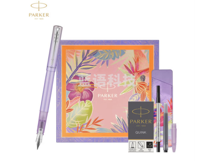派克（PARKER）钢笔签字笔 商务送礼 男女生日礼物 学生练字书法 礼品 威雅XL热带风情棕榈轻语特别款礼盒
