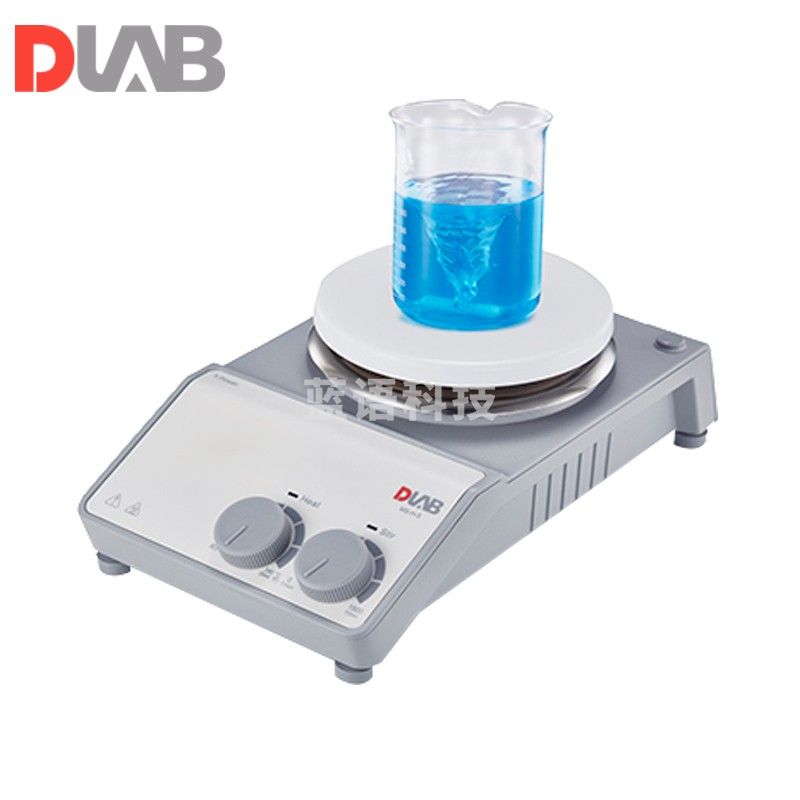 DLAB大龙标准加热型磁力搅拌器MS-H-S实验室混匀搅拌机高校科研医院卫生疾控仪 陶瓷涂层盘面 8030211010 教学仪器
