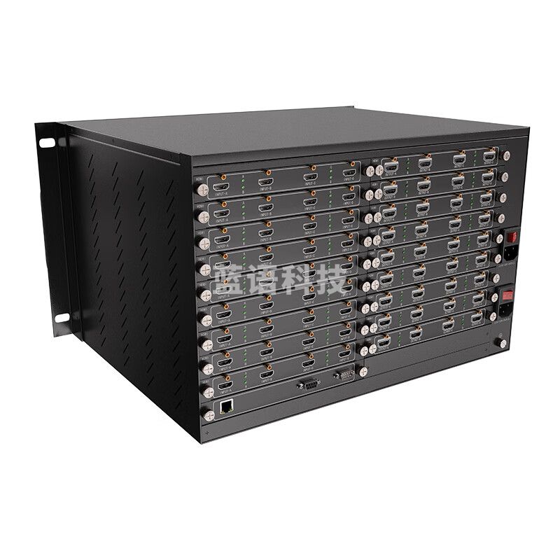 麦森特MAXCENT 无缝插卡式混合矩阵切换器36进36出高清音视频多屏幕拼接处理器主机电视墙拼接控制器MS-36T