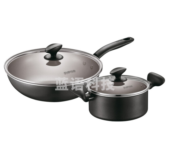 苏泊尔 VTP1704T 乐尚易洁不沾两件套30cm不沾炒锅+20cm不沾汤锅