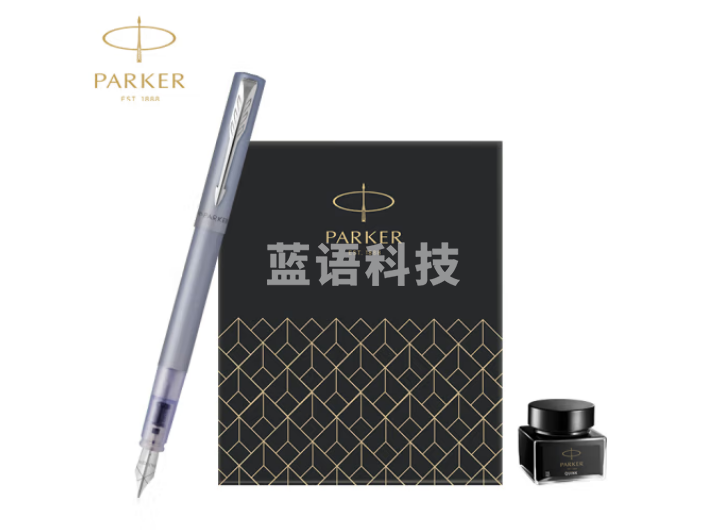 派克（PARKER）钢笔签字笔 商务办公男女生日礼物学生练字文具 威雅XL秘境系列瑶光青墨水笔+迷你墨水礼盒