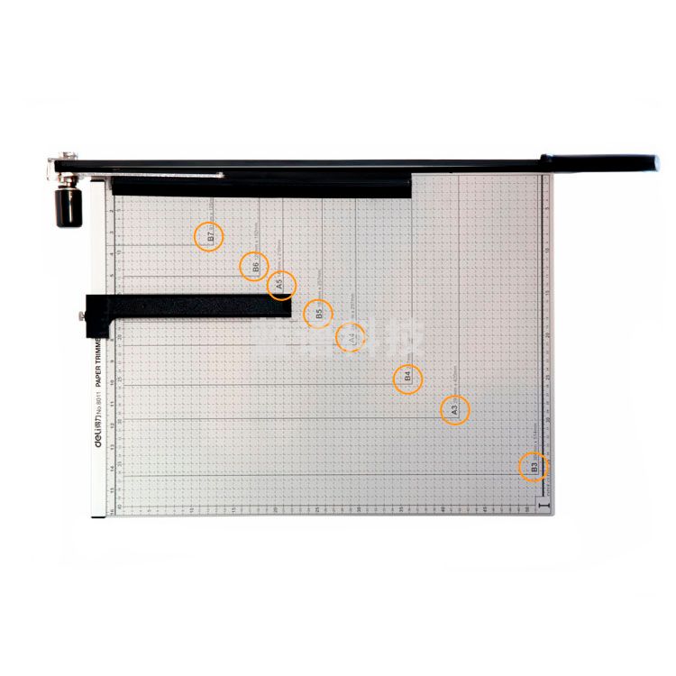 得力 8011 钢质切纸刀 B3