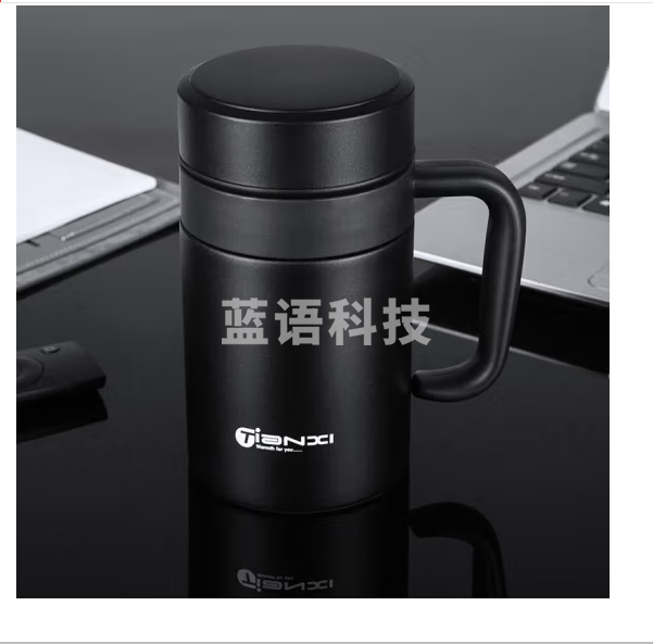 天喜保温杯 316不锈钢男士茶杯 绅士黑520ML（升级316不锈钢）加厚款