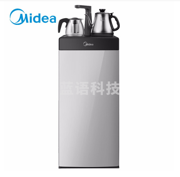美的(Midea)茶吧机立式饮水机家用办公智能多功能下置式温热型饮水器YR1016S-X山脉灰