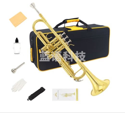 阿萨斯降B调小号乐器 黄铜西洋管乐器演奏 专业小号入门款