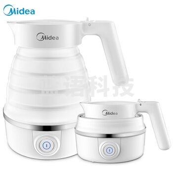 美的（Midea）电水壶 食品级硅胶 折叠水壶 烧水壶 电热水壶 旅行携带 智能防干烧 MK-SH06Simple101