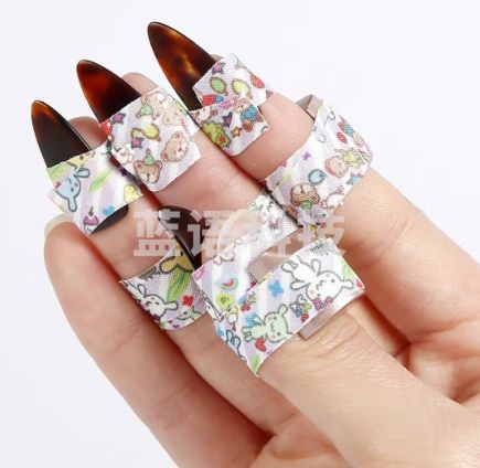 相思鸟 古筝胶布成年人儿童透气琵琶胶带200条古筝指甲胶布卡通 XS1036