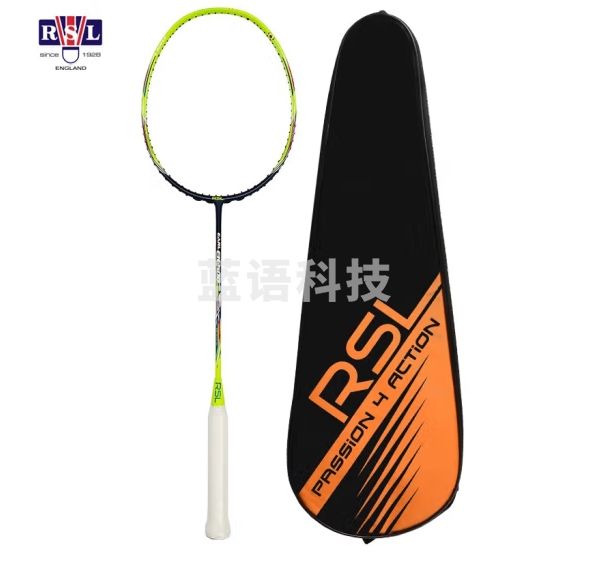 亚狮龙（RSL）羽毛球拍单拍攻防兼备ER-500 YELLOW炫彩绿（空拍）