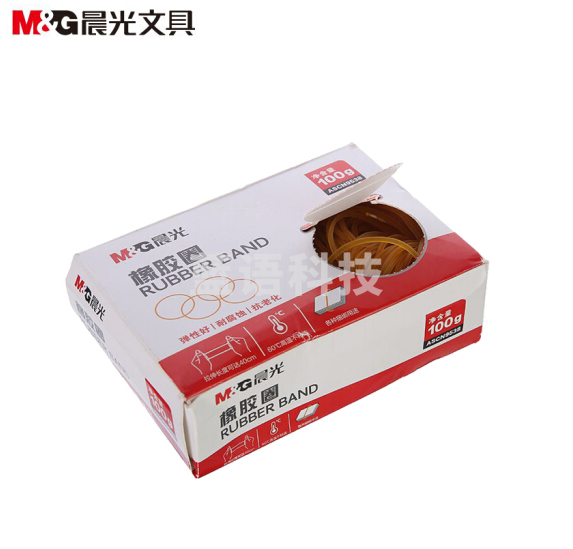 晨光ASCN9538 弹力耐磨橡皮筋橡皮圈 100g/盒