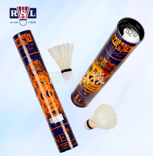 亚狮龙（RSL）训练比赛用球 飞行稳定耐打 RSL66号 羽毛球（1桶装）