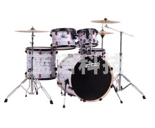 津宝 追梦人系列JBPVM-18架子鼓成人儿童初学者入门爵士鼓专业演奏西洋打击乐器（套装）蓝/紫/红白色可选