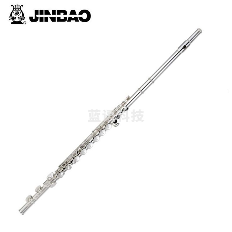 津宝 JBAF-800长笛乐器初学演奏通用西洋学生考级 镀银中音长笛