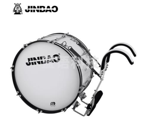 津宝JBMB-2212行进乐队大军鼓行进鼓乐队大鼓带背架打击乐器