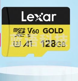 雷克沙（Lexar）tf卡 switch内存卡运动相机无人机内存卡gold系列 128G 读速280/s 写速100MB/s