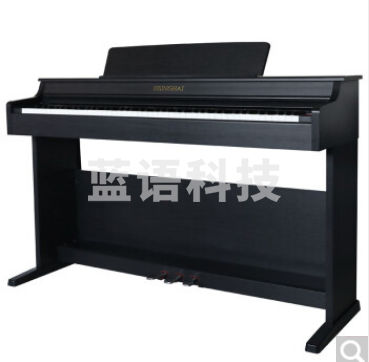 星海 电钢琴 CLA-10黑色智能数码88键重锤力度键盘立式电子钢琴 儿童初学成人练习考级通用（移调录音系列）黑/白色可选