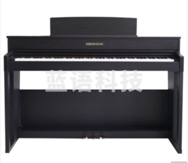 星海电钢琴 CLA-20黑色智能数码88键重锤力度键盘立式电子钢琴 儿童初学成人练习考级通用 专业手感录音钢琴（黑/白色可选）