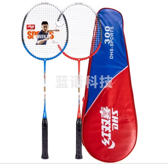 红双喜DHS羽毛球拍对拍铁合金羽拍300