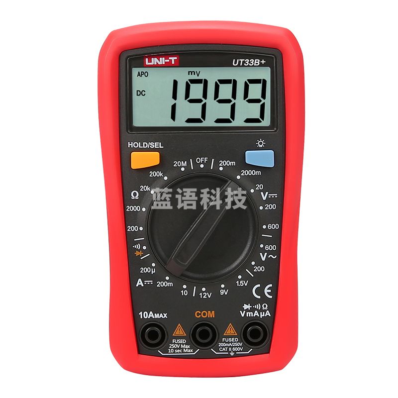 优利德(UNI-T)UT33B+掌上型数字万用表