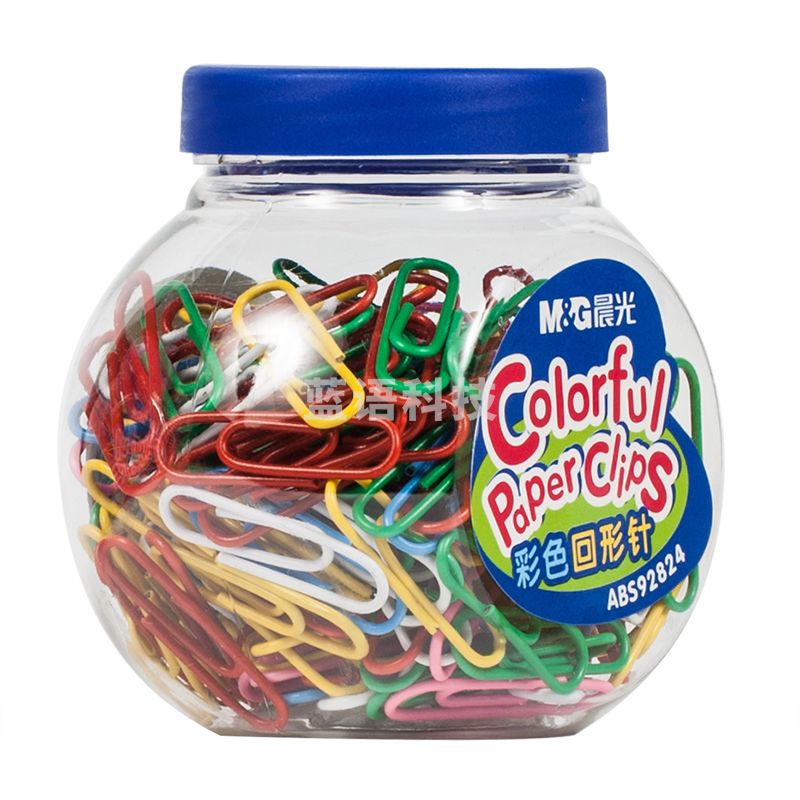 晨光（M&G）彩色回形针200只装ABS92824