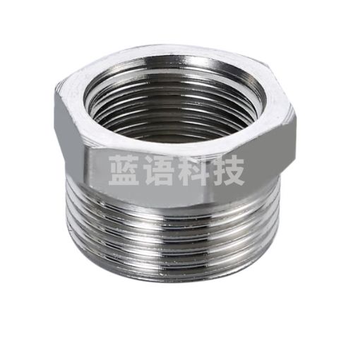 不锈钢内六分转外四分   接头